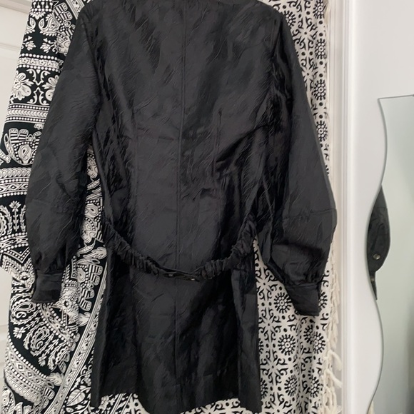 HOLD❌❌❌GANNI METALLIC BLACK JACQUARD DESIGNER DRESS - Picture 7 of 15